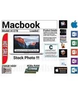 Apple Macbook A1278 13&quot; Intel Core 2 Duo 2GHz 4GBs Ram 250GB HDD Grade C - $249.99