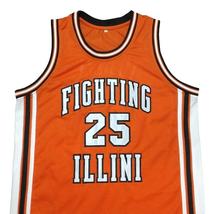 Deon Thomas Fighting Illinois College Basketball Jersey Orange  image 1