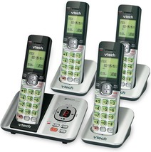 VTech CS6529-4 DECT 6.0 Phone Answering System with Caller ID/Call, Silver/Black - $113.99