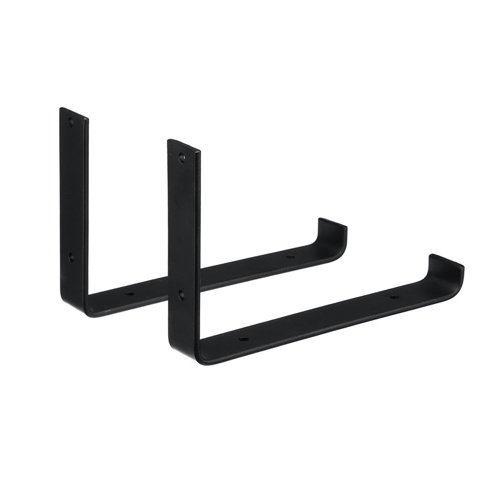 2pcs L Shape Bracket Cast Iron Heavy Duty Scaffold Board for Wall Shelf