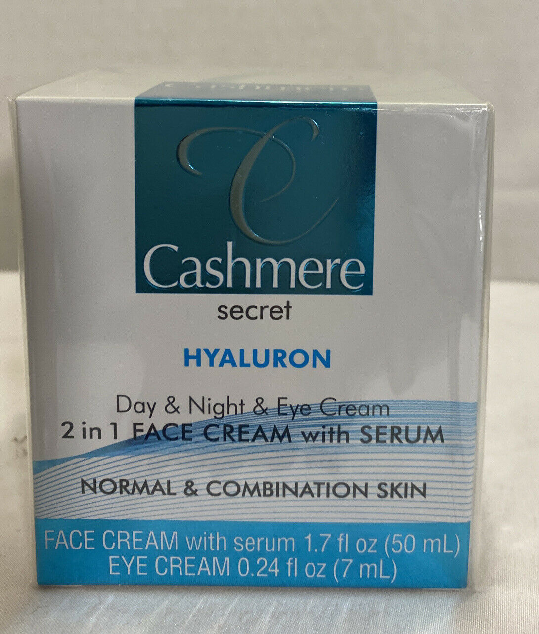 NEW CASHMERE SECRET HYALURON DAY&NIGHT & EYE CREAM 2 In 1 FACE CREAM