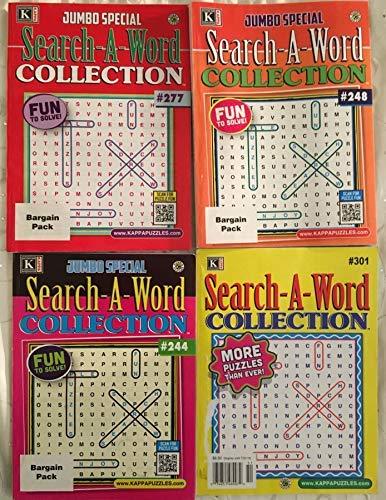 Lot of 4 Kappa Jumbo Special Search-A-Word Collection Circle-A-Word ...