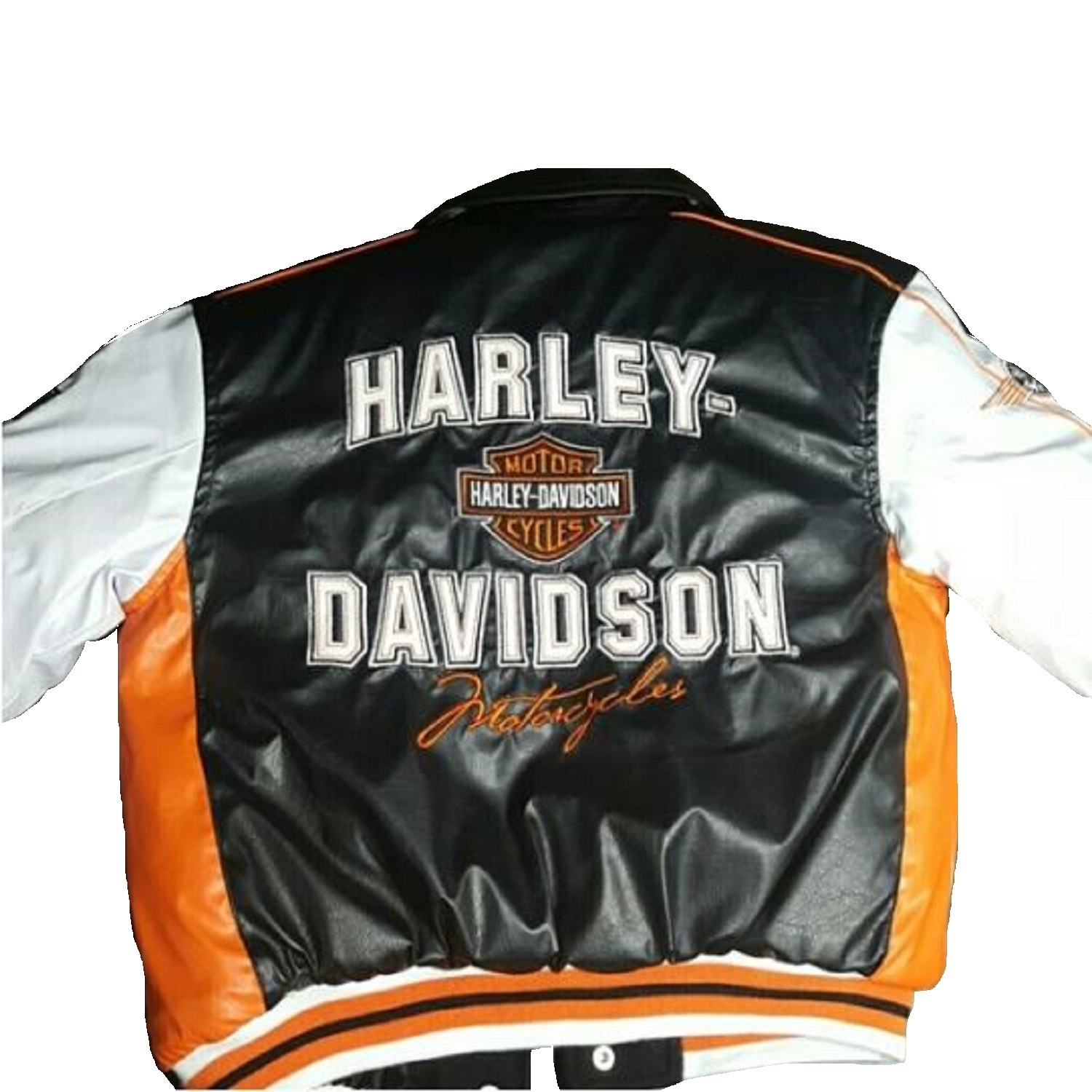 Harley-Davidson Kids Varsity Baseball Letterman Black Biker Jacket ...