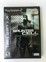 Tom Clancy's Splinter Cell (Playstation PS2) Black Label Complete Video Game - $11.00