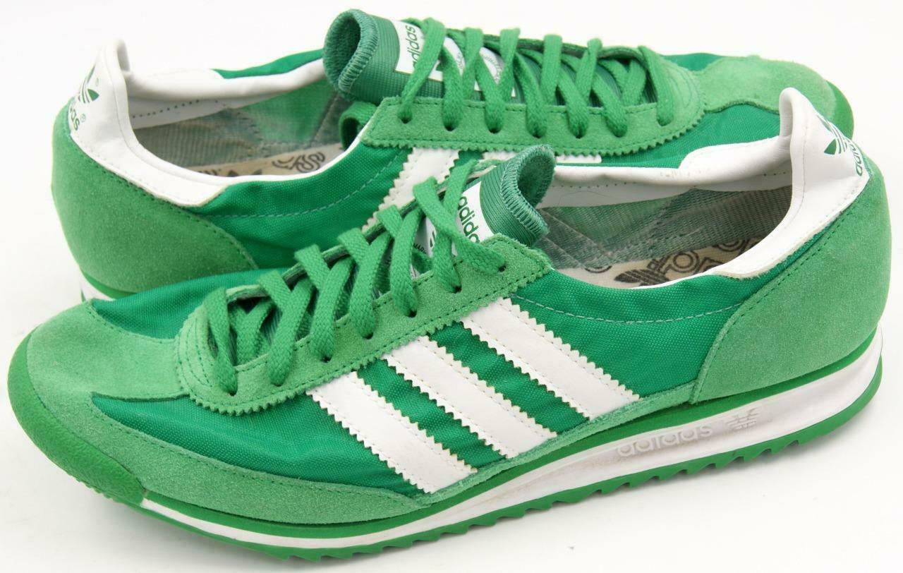 Adidas Die Marke Mit Den 3 Streifen Men's Green/White Athletic Shoes Sz ...