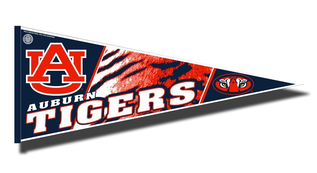 auburn-tigers-pennant-12x30-carded-rico-free-shipping-college-ncaa