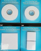 DOUBLE-SIDED FOAM MOUNTING TAPE DOTS SQUARES, SELECT: Type of Adhesive Mount - $2.99