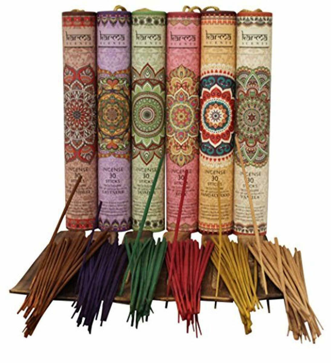 Karma Scents Premium Incense Sticks Lavender Sandalwood Jasmine