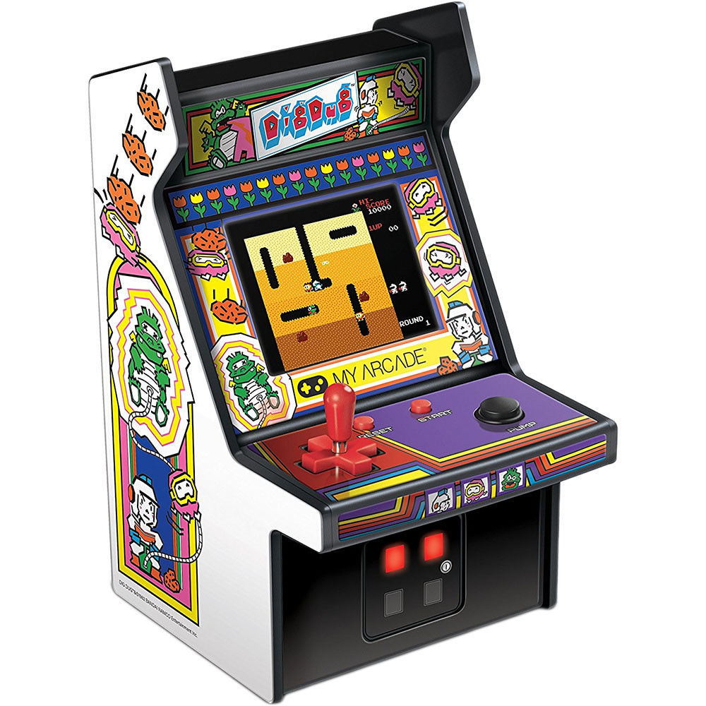 My Arcade Dig Dug Micro Arcade Machine Game Console Player Systems