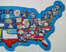 500 Pieces Each State Separate Puzzle Fits together Shaped  United State... - $9.89