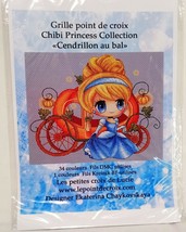 Grille Point de Croix Cendrillon au bal Counted Cross Stitch Pattern Pri... - $17.81