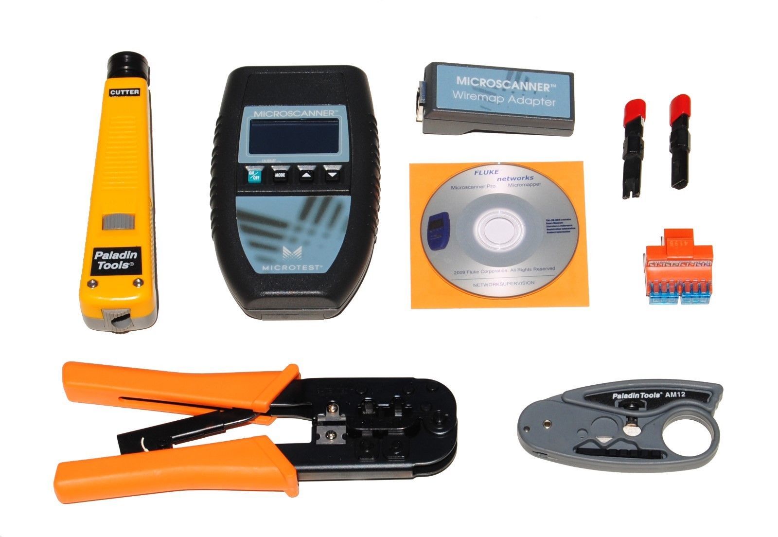 Microtest Microscanner Pro Cable Tester w\ Wiremap Adapter, Resource CD