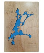 Whitefish Lake, Ontario - laser cut wood map - $86.50+