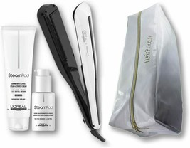 L'oréal professionnel steampod 3.0 hair straightener thick cream + serum + bag - $525.38
