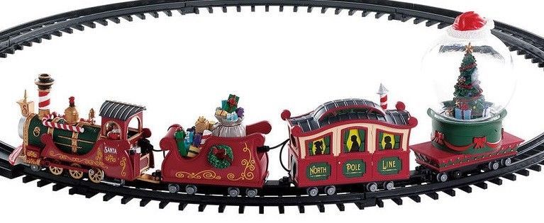 NEW 2018 Lemax Village Train Set Collection North Pole Railway XMAS ...