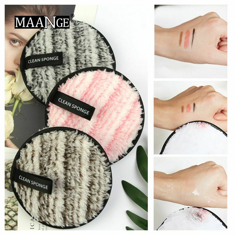 Sponge Makeup Removal Flutter Wash Cleaning Cotton Reusable Wet Sponge