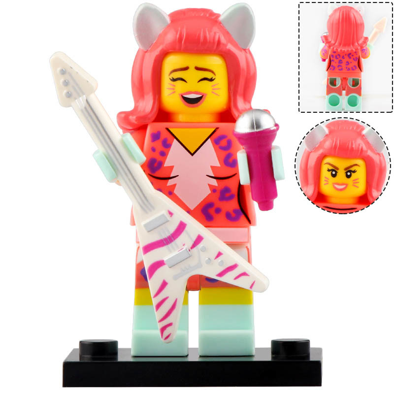 Kitty Pop Star Cartoon Movie 2 Custom Minifigures Lego Compatible Toys