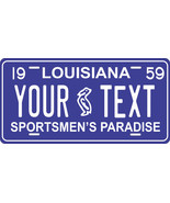 Louisiana 1959 License Plate Personalized Custom Car Bike Motorcycle Moped Tag - $10.99 - $16.93