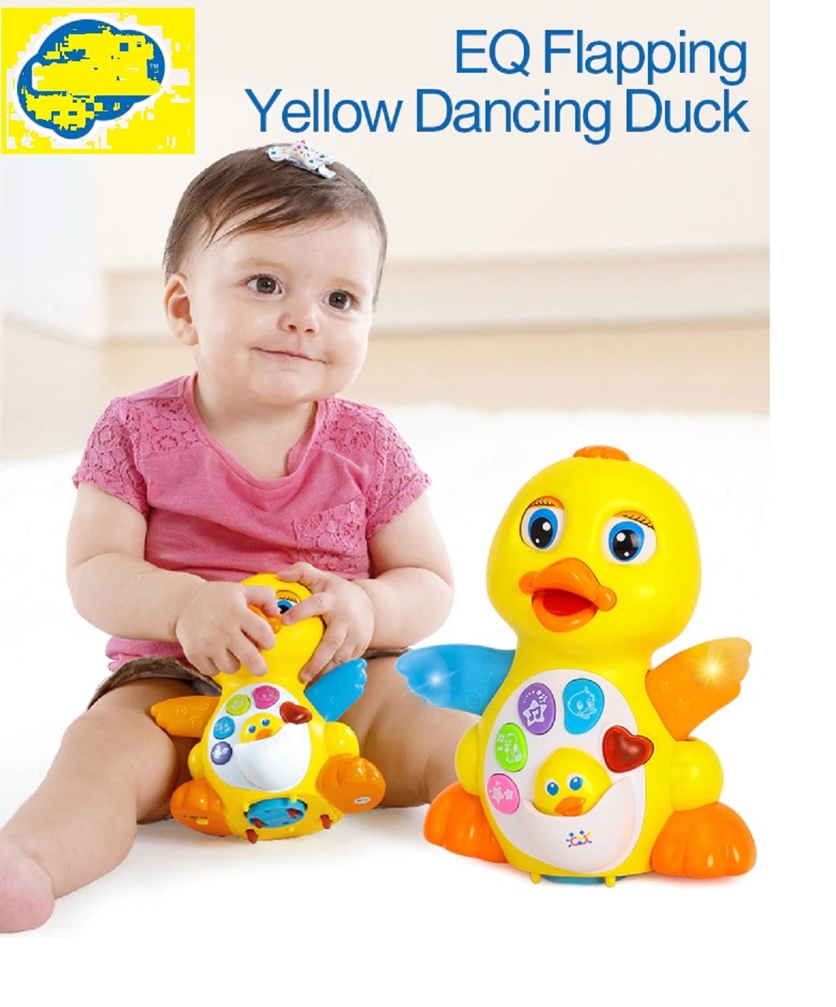 Baby Toys Flapping Yellow Duck Infant Electrical Universal Toy for Kids