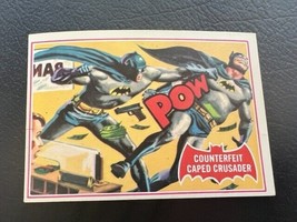 Batman Robin Joker Card 1966 Periodical Topps DC Comics 42A Counterfeit Crusader - $19.69