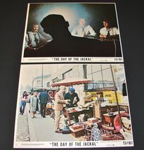2 1973 Fred Zinnemann Movie DAY OF THE JACKAL 8x10 Lobby Cards Edward Fox - $22.95