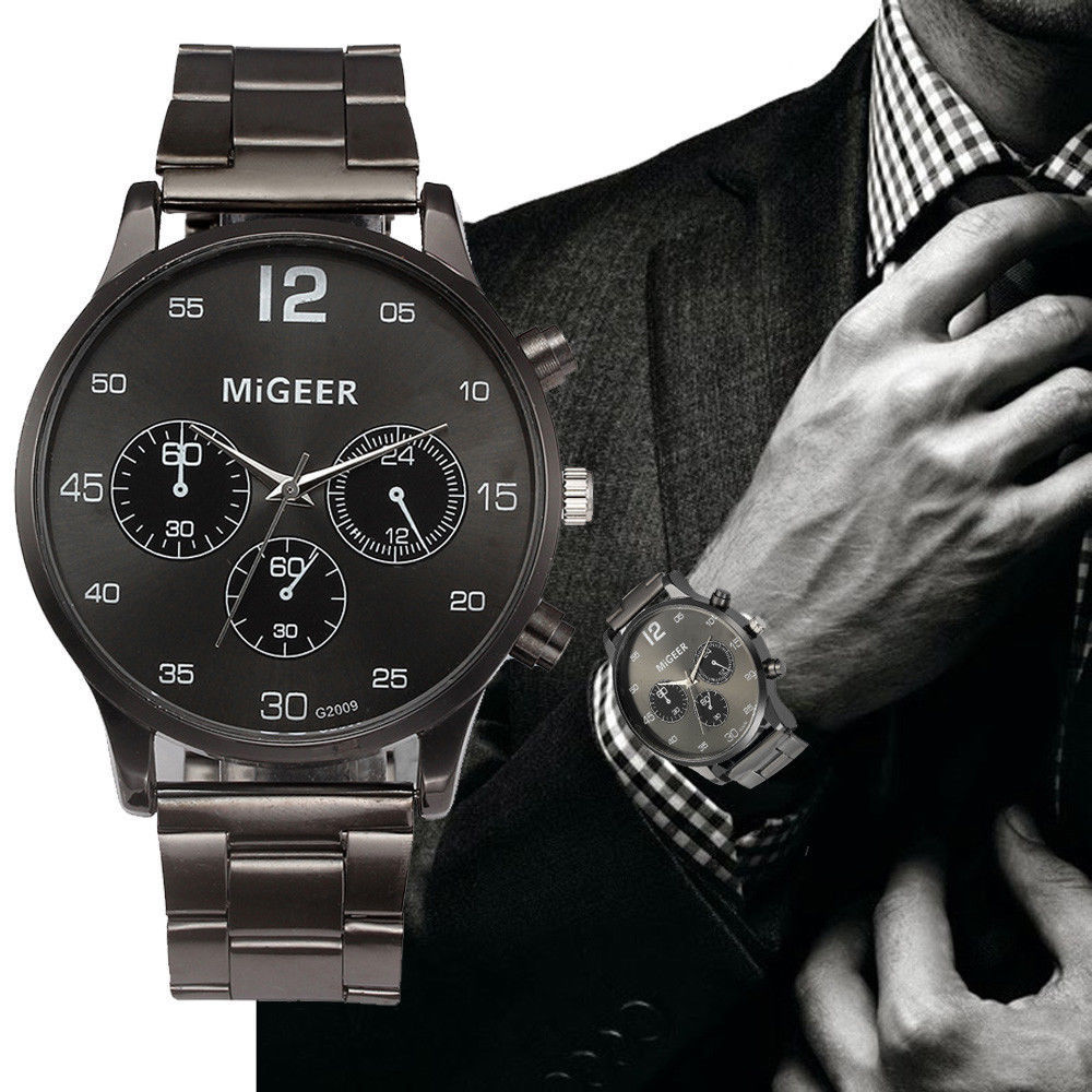 men's analog wrist watch