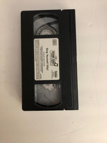 VHS Sesame Street - Sing Yourself Silly (VHS, 1990)TESTED-RARE VINTAGE ...