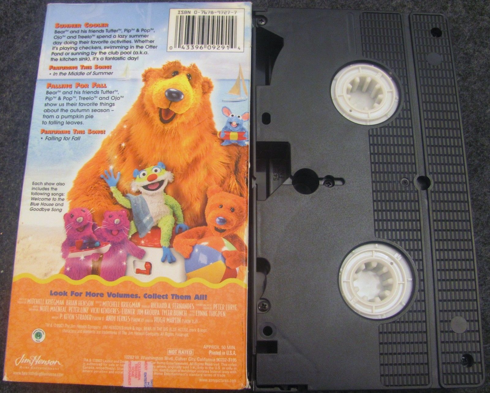 Bear In The Big Blue House UK VHS