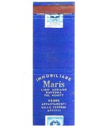 Matchbook Cover Immobiliare Maris Ravenna Italy - $0.74