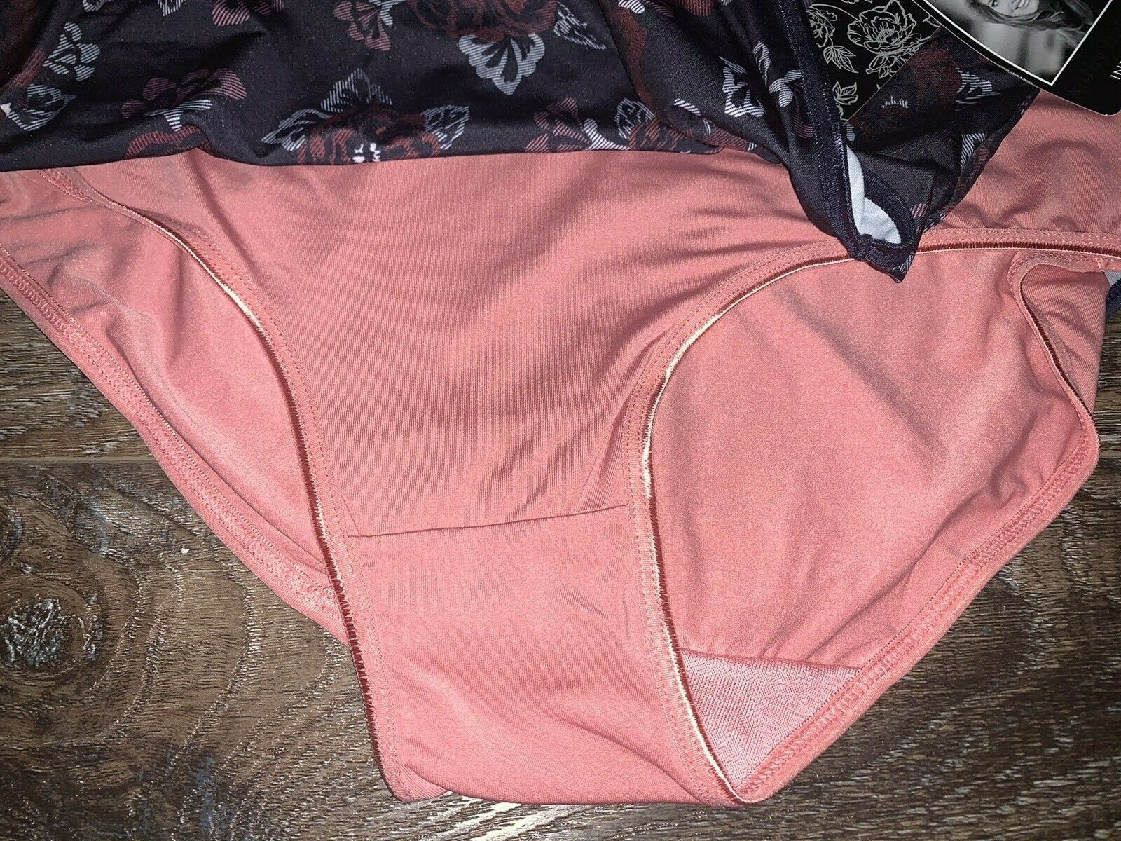 Kathy Ireland Women's Brief Underwear Panties Polyester Blend 3Pair