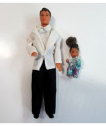 Vintage 1994 Mattel Family Corners JOEY 6.5&quot; Hispanic Doll in Tuxedo wit... - $14.99