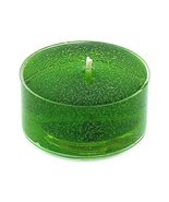 24 Pack KELLY GREEN Colored Unscented 8 Hour Mineral Oil Based Tea Light... - $21.29