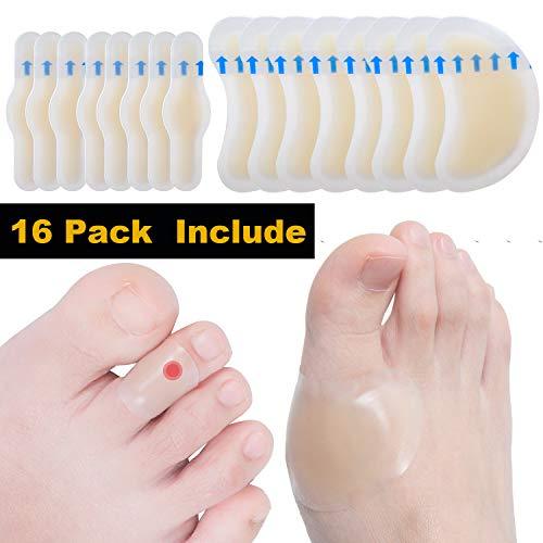 Sumifun Blister Pads Adhesive Bandages, Blister Gel Guard for Heel ...