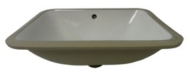 Kohler Caxton K-20000-0 Rectangle 20-1/4" Undermount Bathroom Sink with Overflow - $81.98