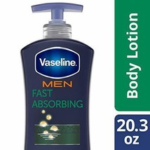 Vaseline Men Healing Moisture Body Lotion, Fast Absorbing, 20.3 oz - $15.81