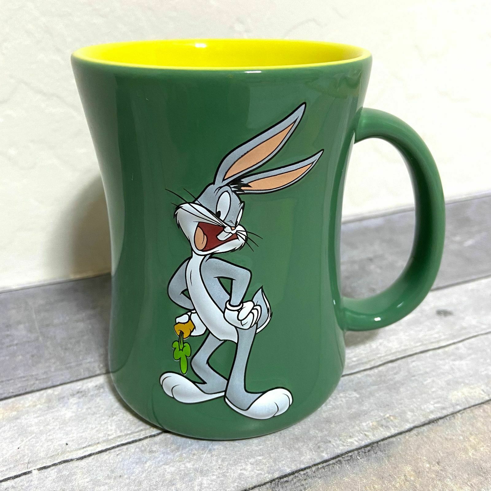 Bugs Bunny Rare 2005 3D Green Yellow Looney Tunes Warner Bros Coffee ...