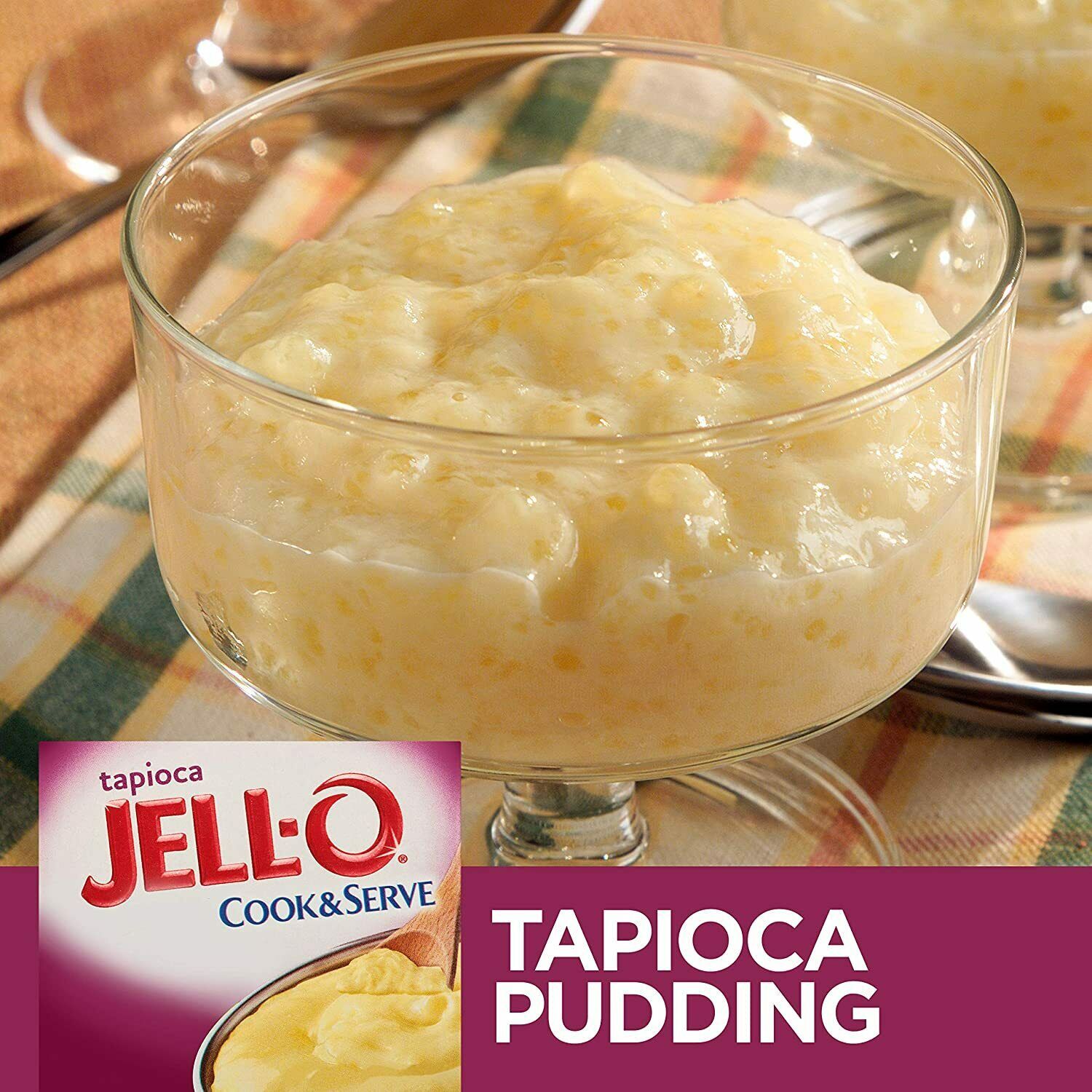 JELLO Fat Free Tapioca Pudding & Pie Filling 3 oz Cook & Serve