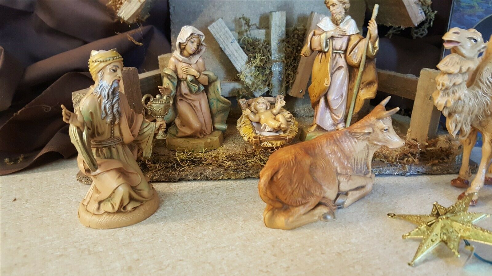 FONTANINI ROMAN NATIVITY Set Figures Crèche Manger HEIRLOOM NATIVITY 5