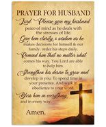 Prayer For Husband Easter Canvas And Poster - $49.99