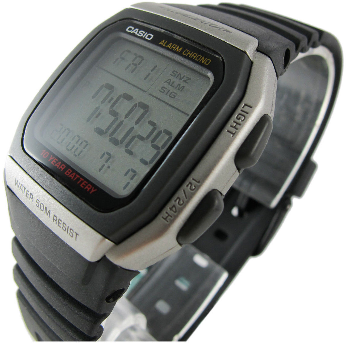 Casio W96H1A Large EasytoRead Digital Watch Brand New with BOX