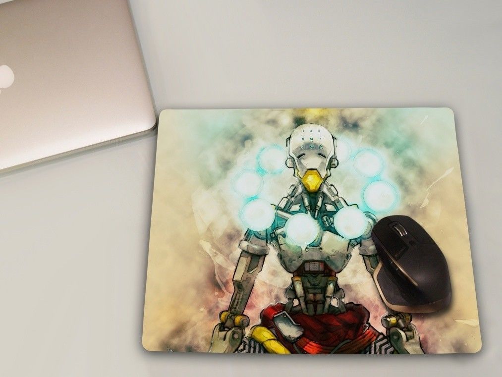 Overwatch Mouse pad Large Gaming Zenyatta Mousepad 38x48cm Keyboard