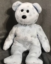Ty Beanie Baby Flaky (Bear 2002) 9” Gift Christmas Holiday Snow Bean Bear - $20.00