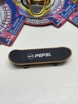 Pepsi Mini Skateboard Maneuvers Keychain New 1990’s Fingerboard Tech Dec... - $7.92