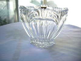 Oneida Crystal Augustina Small Oval Bowl Made in Germany - $11.88