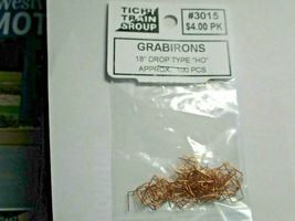 Tichy #293-3015 Grab Irons 18" Drop Type Approx. 100 Pieces HO Scale image 3
