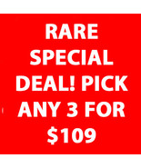 SPECIAL LOW DEAL JULY 1-3 FRI-SUN PICK ANY 3 FOR 109 DEAL  MAGICK  - $107.60