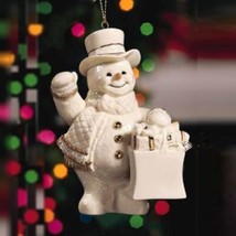 Lenox Snowman Ornament - China w/ Gold Accents-Very Collectible- NEW - CUTE - $28.88