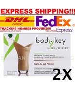 2 BOX BodyKey By Nutrilite Meal Replacement Shake - Cafe Au Lait FREE SH... - $120.00