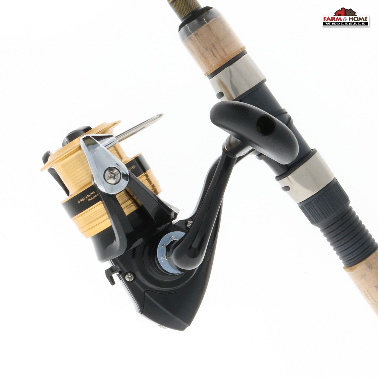 6"6" Daiwa DSK25-B/F662M D-Shock 2 Piece Spinning Combo Fishing Rod ...