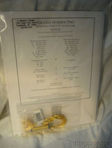 The Drawn Thread Toccata Number Two Pattern with Gold Thread and Charms image 3